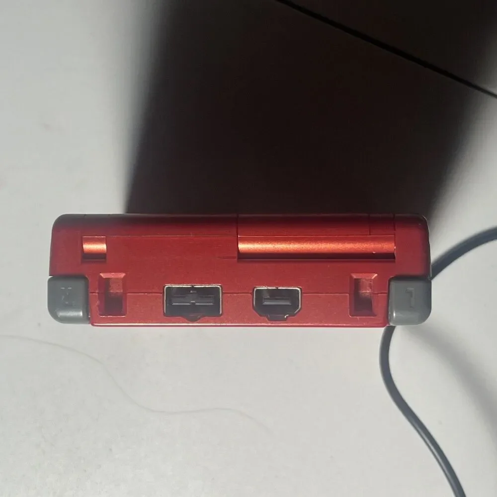 Gameboy Advanced sp GBA Flame Red Ags-001 Tested US Model